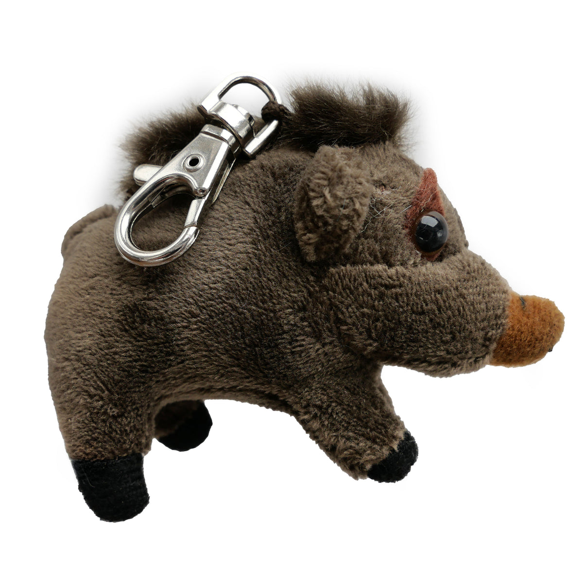 Plüsch Wildschwein Schlüsselanhänger Kuscheltier Tasche Anhänger 16cm