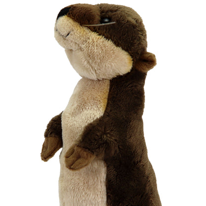 Plüsch Otter stehend Kuscheltier Seeotter Stofftier Fischotter realistisch 27cm