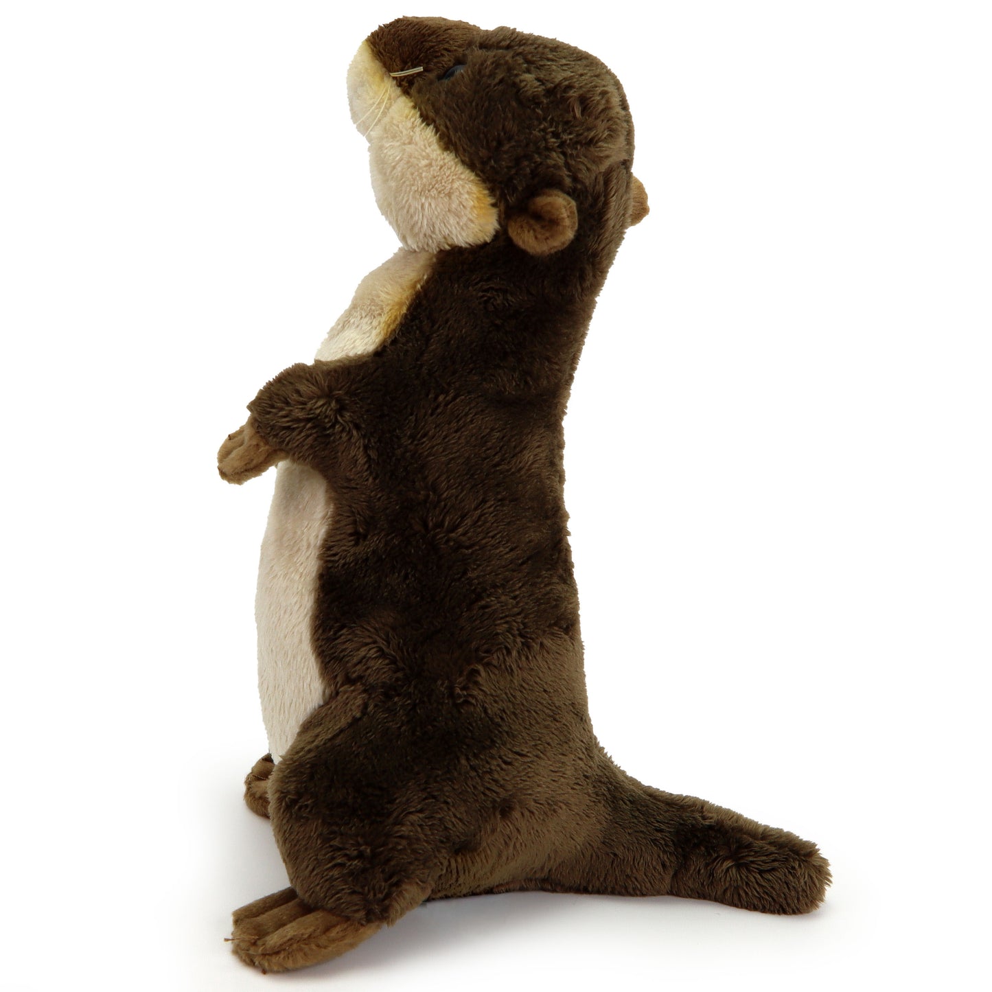Plüsch Otter stehend Kuscheltier Seeotter Stofftier Fischotter realistisch 27cm