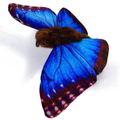 Schmetterling Kuscheltier Blauer Morphofalter Insekt