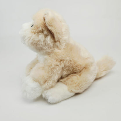 Katze Kuscheltier beige 17 cm Kitten Plüsch Kätzchen
