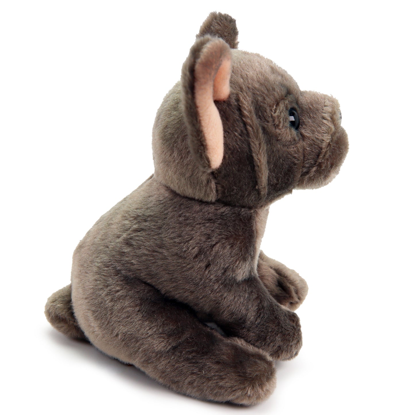 Premium Französische Bulldogge graublau (18 cm) – Nachhaltiger Plüschhund aus der NATURLI-Serie
