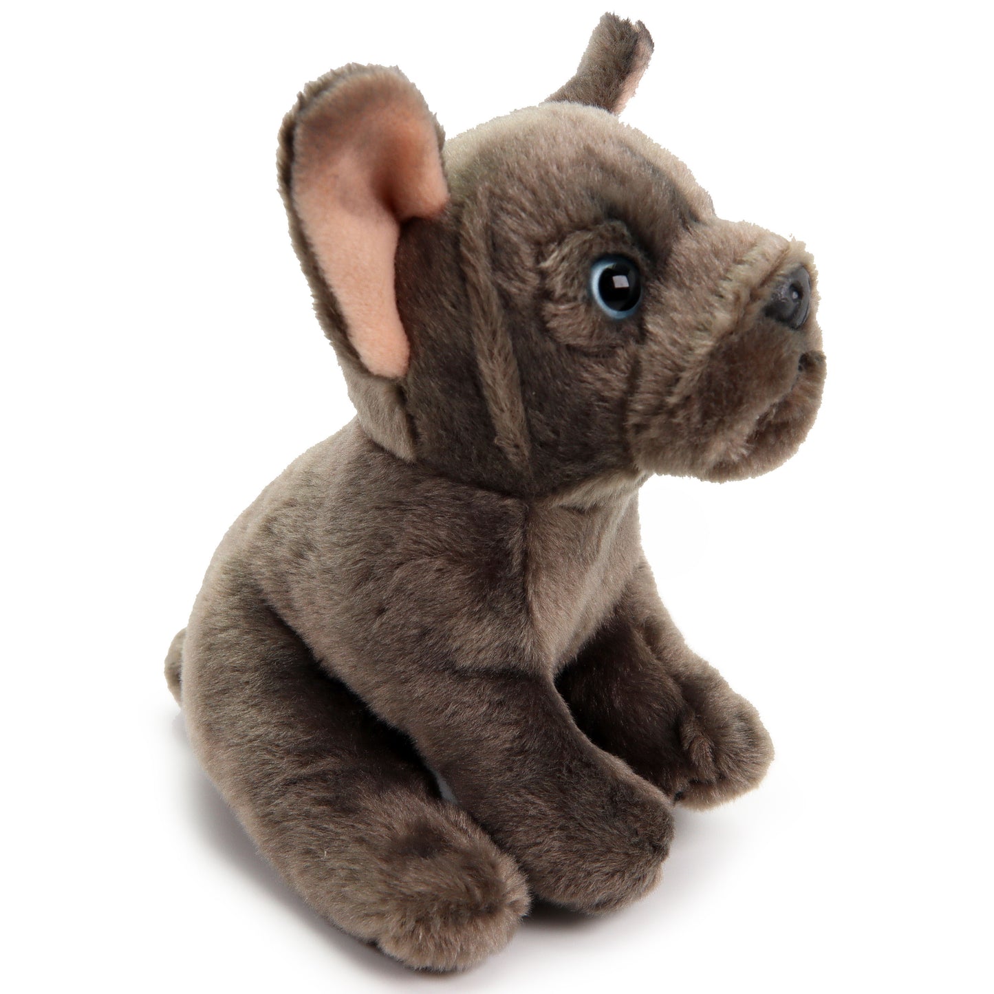 Premium Französische Bulldogge graublau (18 cm) – Nachhaltiger Plüschhund aus der NATURLI-Serie