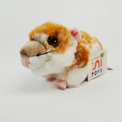UNI-TOYS Hamster Kuscheltier Goldhamster Plüschtier - goldbraun