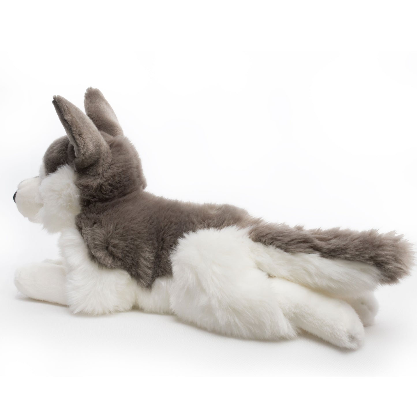 Husky Kuscheltier Schlittenhund liegend Plüsch Hund KENAI