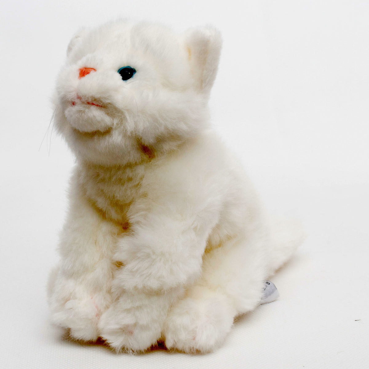 Katze Kuscheltier weiß 17 cm Kitten Plüsch Kätzchen
