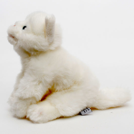 Katze Kuscheltier weiß 17 cm Kitten Plüsch Kätzchen