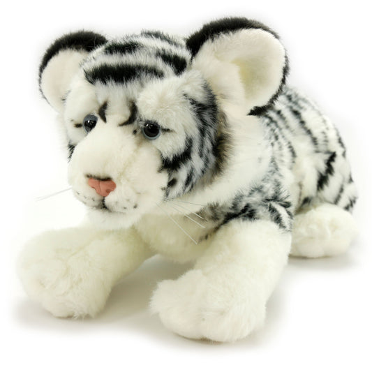 Tiger Kuscheltier weiß 44 cm Plüsch Raubkatze