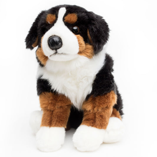 Berner Sennenhund Kuscheltier sitzend Plüschtier