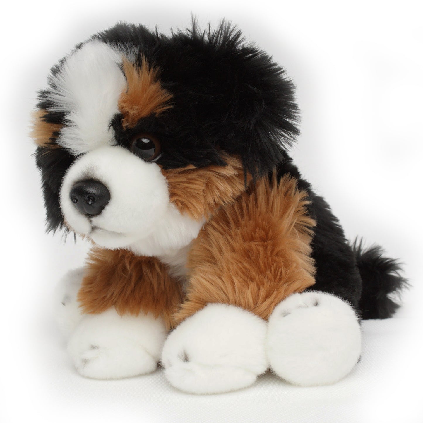 Berner Sennenhund Kuscheltier sitzend Plüschtier KNUFFEL