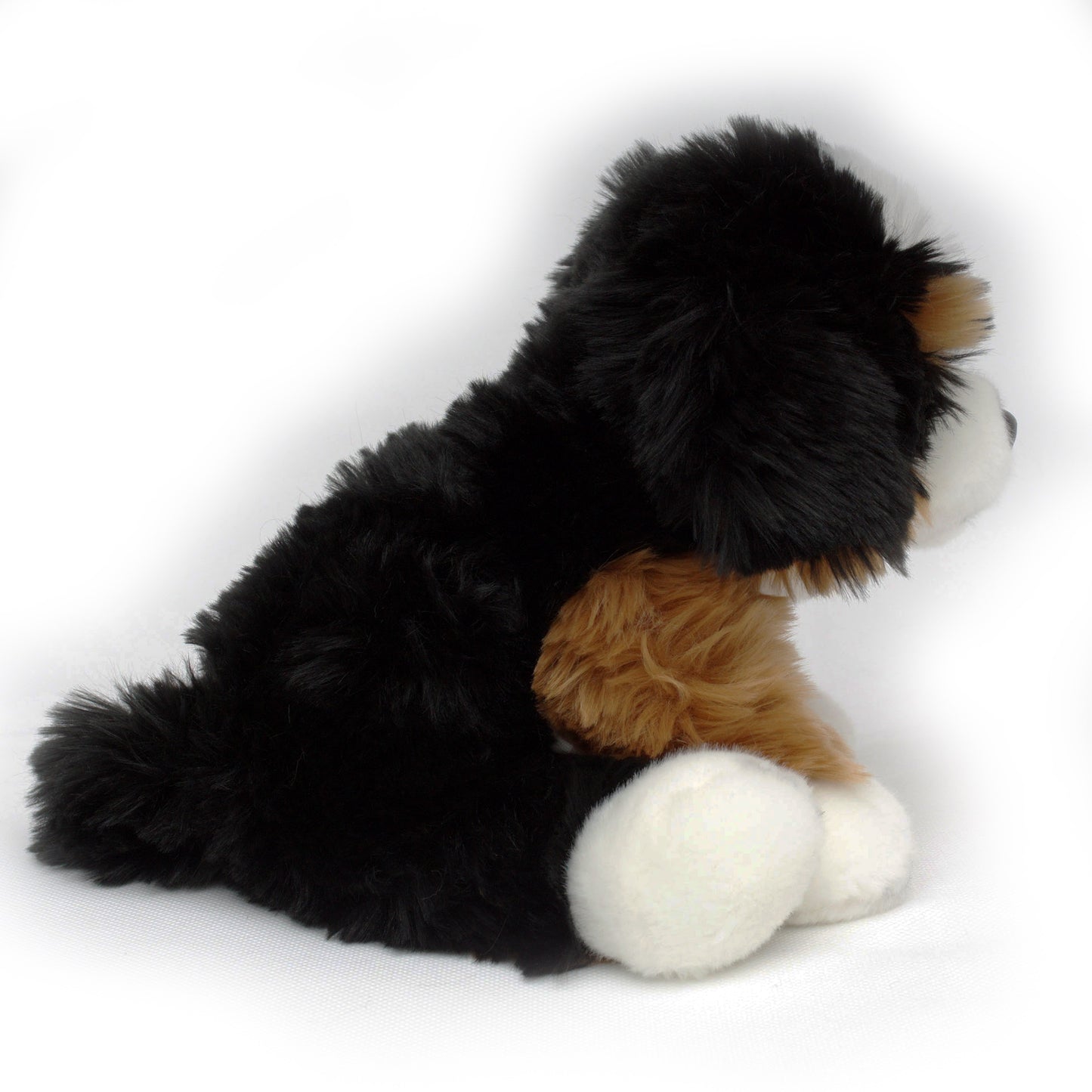 Berner Sennenhund Kuscheltier sitzend Plüschtier KNUFFEL