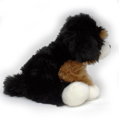 Berner Sennenhund Kuscheltier sitzend Plüschtier KNUFFEL