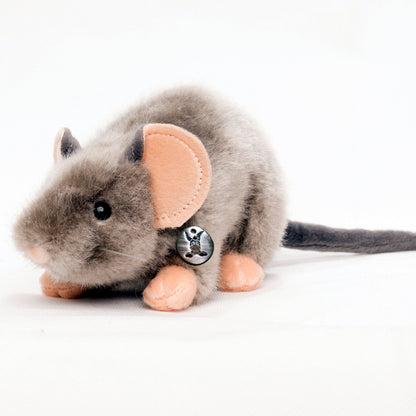 Maus Ratte Kuscheltier Plüschtier grau