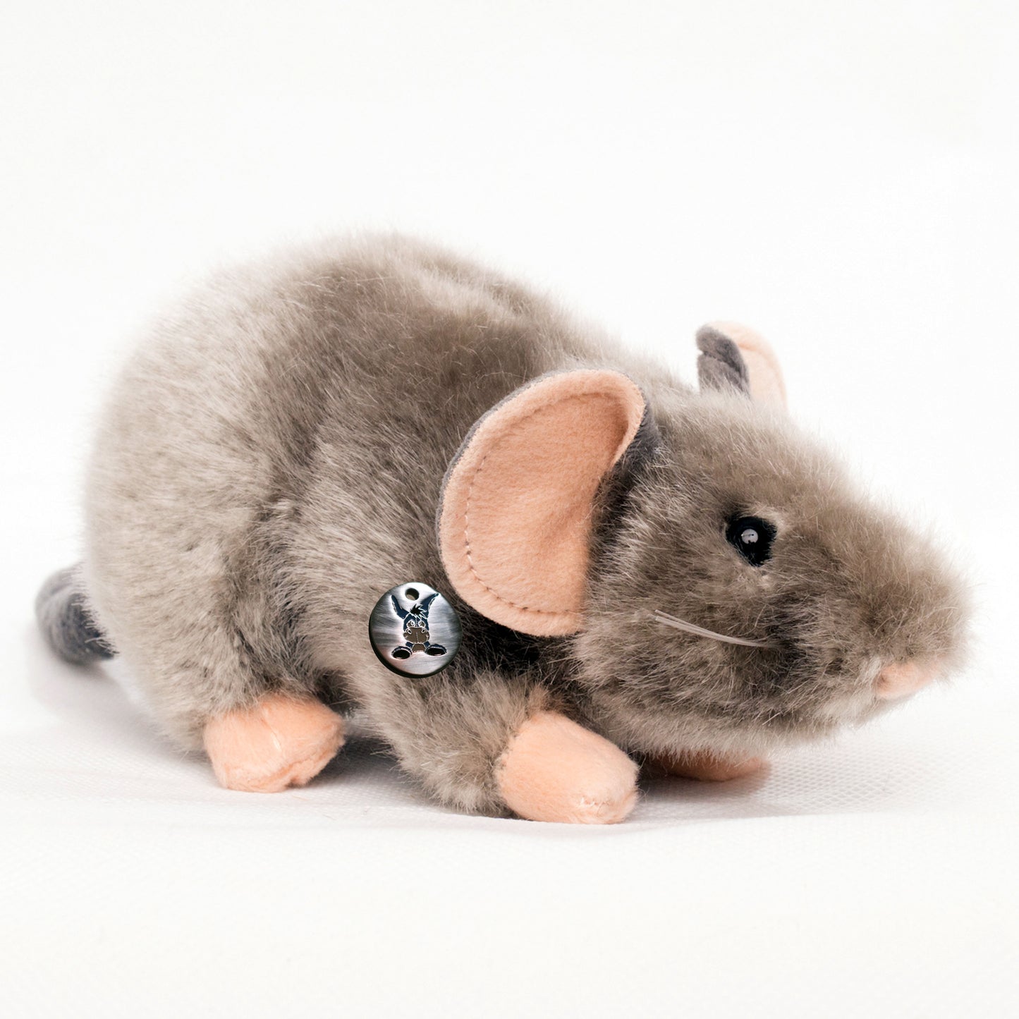 Maus Ratte Kuscheltier Plüschtier grau