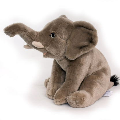 Elefant sitzend 22cm hoch, 36cm lang
