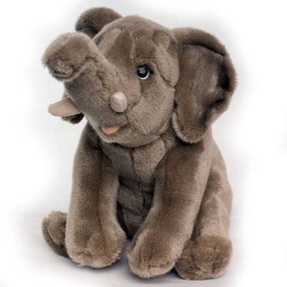 Elefant sitzend 22cm hoch, 36cm lang