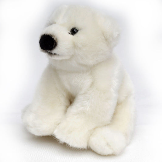 Eisbär Kuscheltier Polarbär sitzend Plüsch