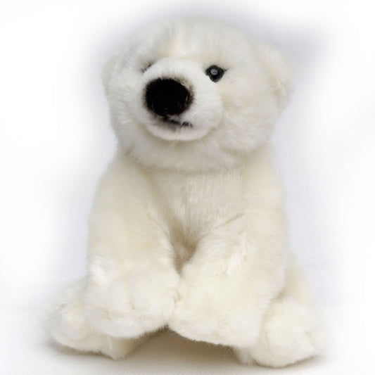 Eisbär Kuscheltier Polarbär sitzend Plüsch