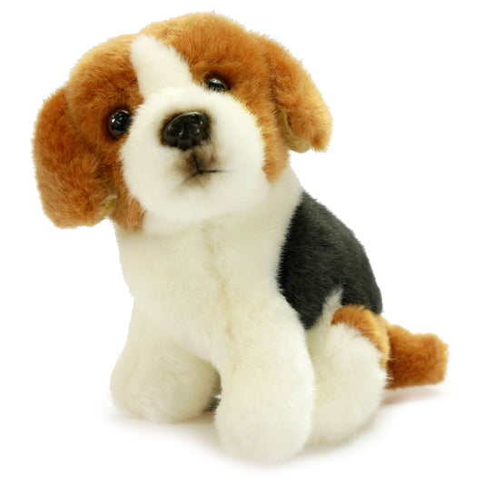 Beagle Kuscheltier sitzend Plüschtier Hund