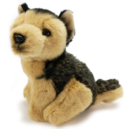 Schäferhund Kuscheltier sitzend Plüsch Hund