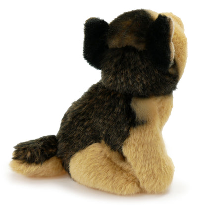 Schäferhund Kuscheltier sitzend Plüsch Hund