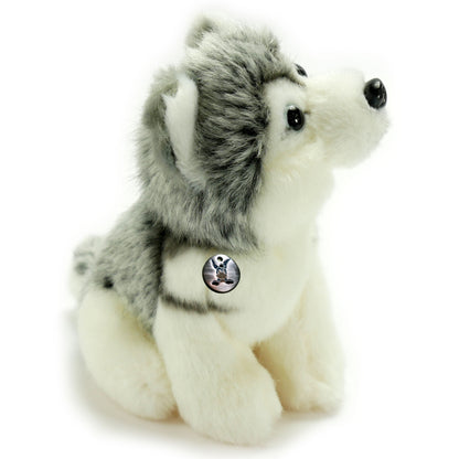 Husky Kuscheltier sitzend Plüsch Hund JORDY