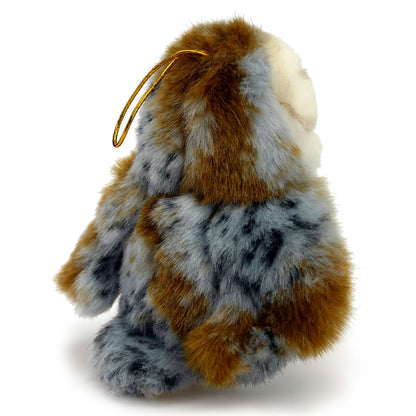 Schleiereule Kuscheltier Plüschtier mit Anhänger