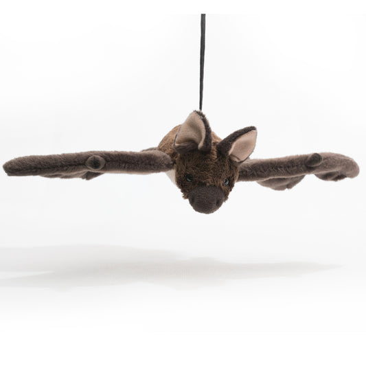 Fledermaus Kuscheltier Langohr Mausohr dunkelbraun