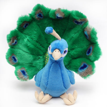Pfau Kuscheltier Ziervogel Paradiesvogel 33 cm Plüsch