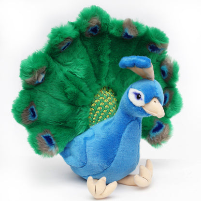 Pfau Kuscheltier Ziervogel Paradiesvogel 33 cm Plüsch