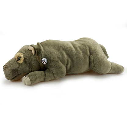 UNI-TOYS  Plüschtier Nilpferd (28 cm) Hippo Kuscheltier liegend
