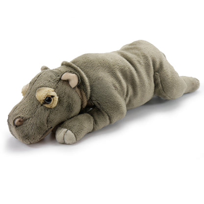UNI-TOYS  Plüschtier Nilpferd (28 cm) Hippo Kuscheltier liegend