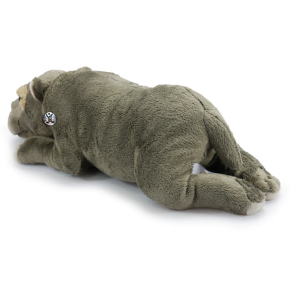 UNI-TOYS  Plüschtier Nilpferd (28 cm) Hippo Kuscheltier liegend