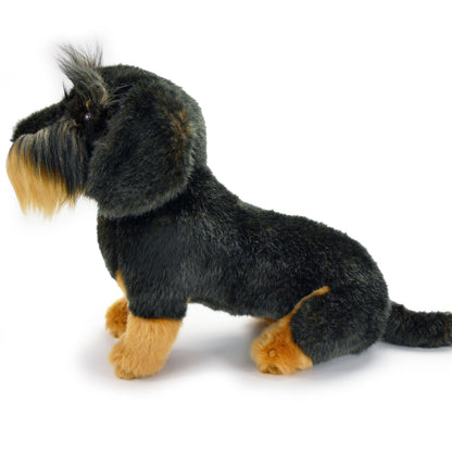 Dackel Kuscheltier Hund Plüsch Rauhaardackel