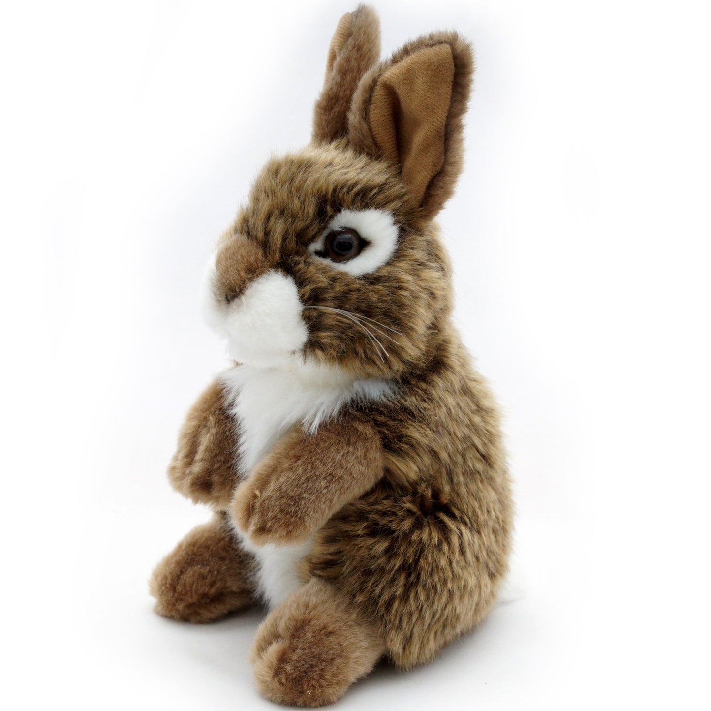 Hase Kuscheltier Kaninchen braun sitzend Plüschtier