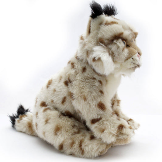 Luchs Kuscheltier sitzend Plüschtier Wildkatze