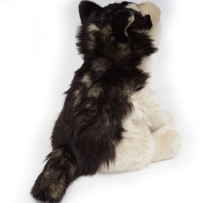 Wolf Kuscheltier sitzend Plüschtier