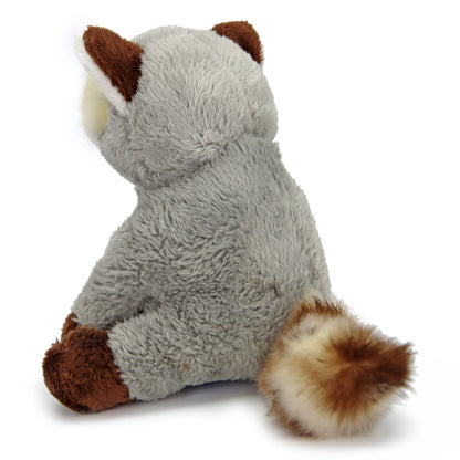 Waschbär Kuscheltier sitzend Plüschtier