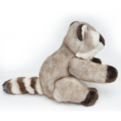 Waschbär Kuscheltier sitzend Plüschtier