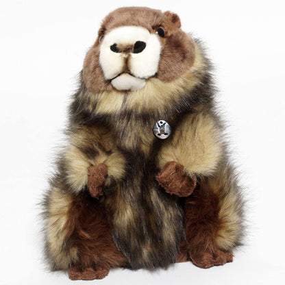 Murmeltier Kuscheltier sitzend Plüschtier SEPPEL