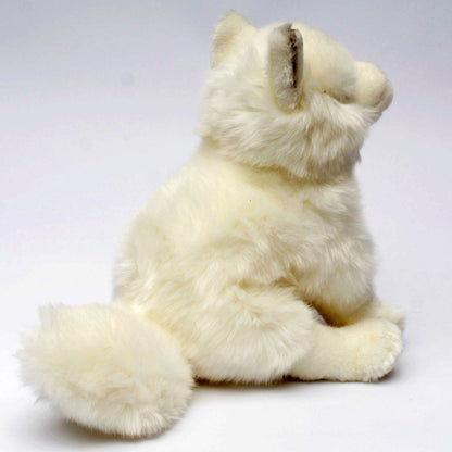 UNI-TOYS weißer Wolf sitzend Kuscheltier 24 cm hoch Plüschtier