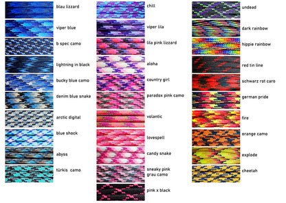 EM-Keramik Halsband Paracord CELTIC HEART & PAWS