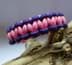 Bild von Paracord Armband CLASSIC - violett / rosa