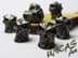 Bild von Ninja Bandit Metall Beads schwarz - Zubehör für Paracord Lanyard Keychains