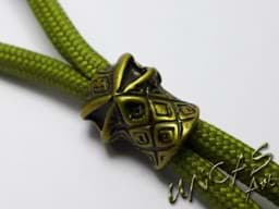 Bild von Ninja Bandit Bronze Metall Beads Zubehör für Paracord Lanyard Keychains