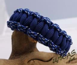 Bild von Paracord Armband CLASSIC - b spec camo blau / mitternachtsblau