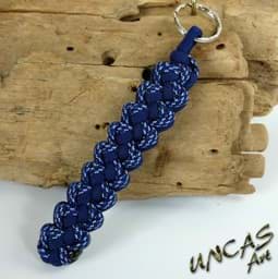 Bild von Paracord Schlüsselanhänger VIPER - b spec camo blau / mitternachtsblau